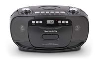 Thomson RK200CD FM-radio en CD Speler met Cassettedeck Recorder - Zwart
