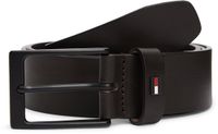 Tommy Hilfiger Riemen Leer Unisex Donkerbruin