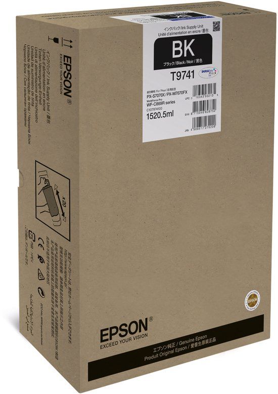 Epson C13T97410N inktcartridge Zwart