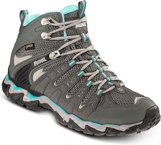 Meindl Respond Lady Mid II GTX - Wandelschoenen - Dames - Anthracite / Turquoise - Maat 39.5