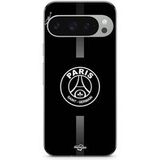 Maniacase Hoesje Google Pixel 9 Pro psg logo jordan grijs zwarte achtergrond
