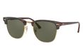 Ray-Ban CLUBMASTER CLASSIC zonnebril Vierkant Schildpad Gepolariseerde lens Acetaat M/L Groen