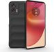 Techsuit Hoesje geschikt voor Motorola Edge 50 Fusion - Magic Shield Silicone Back Cover - Zwart