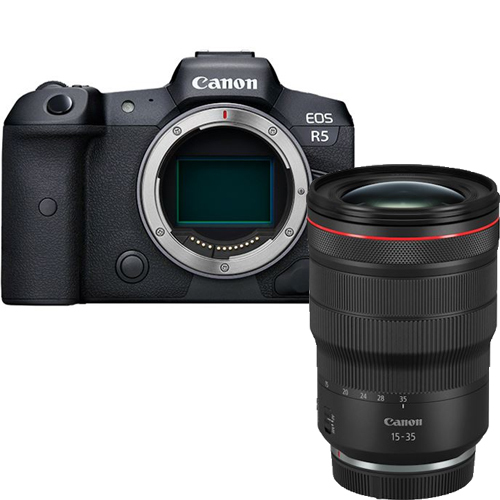 Canon EOS R5 body + RF 15-35MM F/2.8 L IS USM