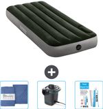 Intex Luchtbed - 1-Persoons - 76 x 191 x 25 cm - Groen