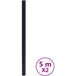 Autocollants auto-adhésifs pour meuble noir mat 90x500 cm PVC
