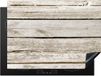 Merkloos KitchenYeah® Inductie beschermer 71x52 cm - Muur met een planken structuur - Inductiebeschermer