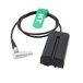 HangTon Adaptateur d'alimentation de batterie factice à 2 broches coudé vers NP-F970 F960 F570 F550 pour moniteur de caméra Portkeys Atomos Shogun Inferno Ninja