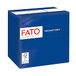 Fato, papieren wegwerpservetten, ideaal voor aperitief en cocktail, verpakking met 100 servetten, formaat 24 x 24 gevouwen, 2-laags, kleur nachtblauw, 100% pure cellulose, FSC-gecertificeerd