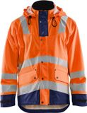 Blåkläder Blaklader Regenjas High Vis LEVEL 2 4302-2003 - High Vis Oranje/Marineblauw - M