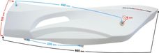 Amracing Falcon Treeplankkuip links mat wit