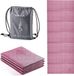 Bol Tapis de yoga pliable antidérapant - Tapis d'exercice en PVC de 5 mm d'épaisseur pour fitness, entraînement, Pilates, gym - Portable et écologique avec entraînement pour femmes, hommes, enfants