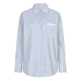The Lola Club strandblouse Maeve lichtblauw