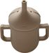 Mabebi - Drinkbeker met rietje - Oefenbeker - Trainingsbeker - Drinkbeker met handvaten - Drinkbeker olifant - Beige