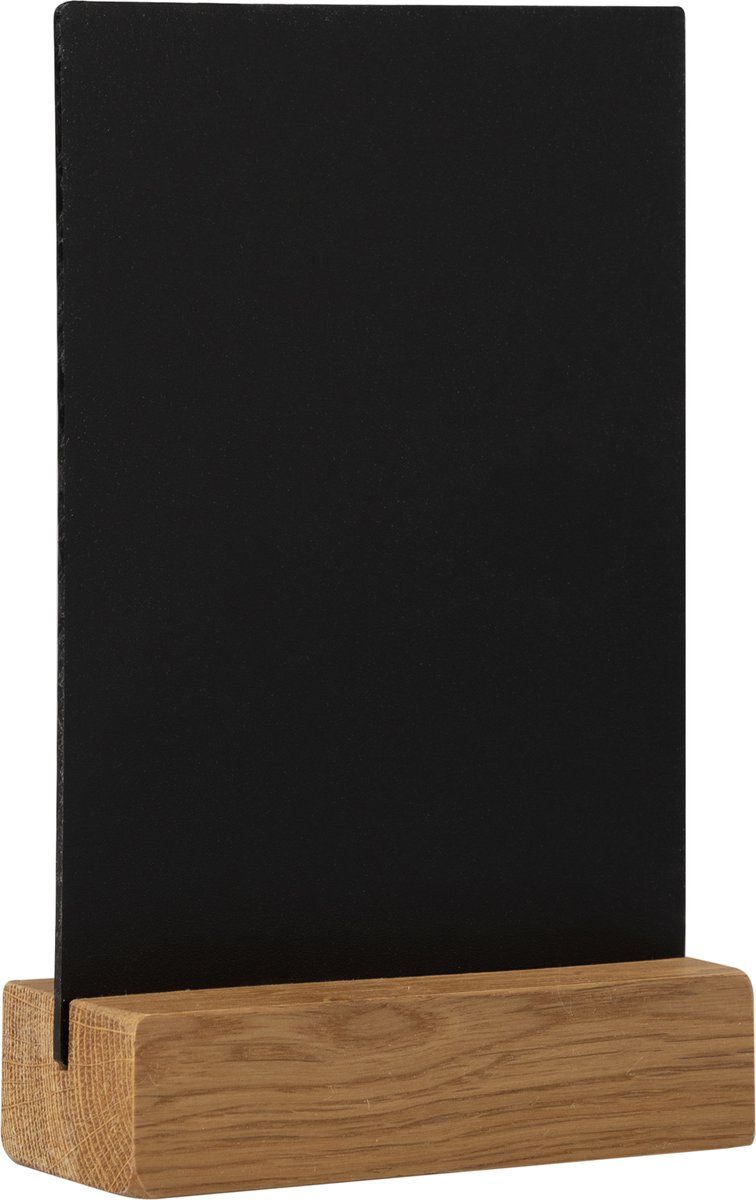 Europel Krijtbord staand - Tafelmodel - A6 - Hout - Houtkleur