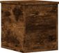 vidaXL Opbergbox 30x35x35 cm bewerkt hout gerookt eikenkleurig