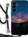 Case Company® - Samsung Galaxy A55 Hoesje met Koord - Travel to space - Zwart Koord - Back Cover