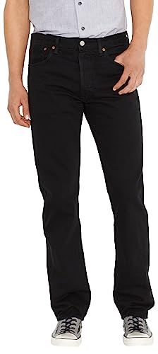 Levi's heren Jeans 501 Original Fit, Stonewashed Black, 36W / 34L