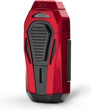 Colibri Boss - Triple Jet Vlam Aansteker met Ingebouwde S-Cut Sigarenknipper - Rood