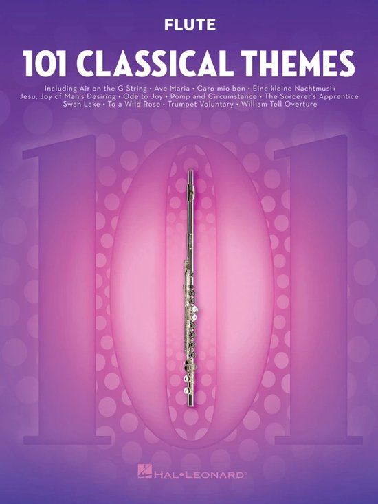 Flute Hal Leonard Europe BV 101 Classical Themes for Flute Bladmuziek