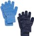 CeLaVi Kinderhandschoenen Magic Gloves met Reflecterende Details, 2-Pack, Katoen, Gestreept, Mannen, Bright Cobalt