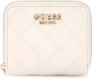 GUESS Portemonnee Giully Zip Around Wallet Creme White Crème