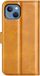 Casecentive Leren Wallet case met sluiting iPhone 14 Pro tan