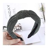Haarband glitter mesh haarband haarband voor vrouwen nieuwe glitter kruis Nudo Hoop haarband bisel haarband accessoires voor haarband en haarbanden Kleur: 5