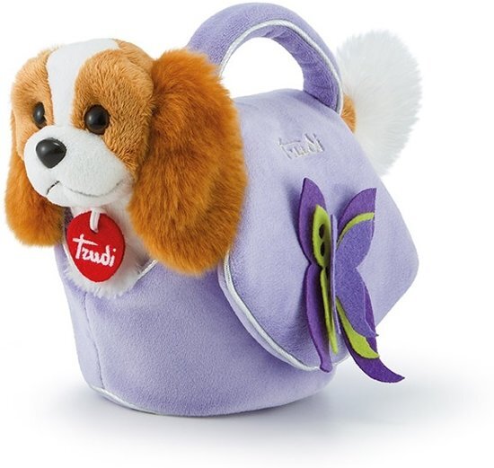 Trudi Hondje in lila Tas