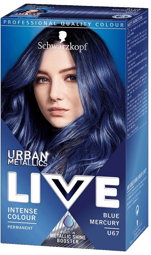 Schwarzkopf LIVE Urban Metallics U67 Blue Mercury Haarverf