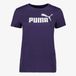 Puma ESS No. 1 Logo dames sport T-shirt blauw - Maat M