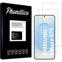 Phonillico® Samsung Galaxy S25 Gehard Glas (2 stuks)