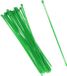 Gerimport tie-wraps/kabelbinders - 60 stuks - groen - kunststof - 40 cm