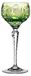 Icecat Verre à vin avec décoration facettée, cristal, 230 ml, vert