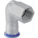 Geberit Mapress Elbow Transition 90° Stainless Steel With Female Thread, Dn 15, Dø 18 Mm, 33804