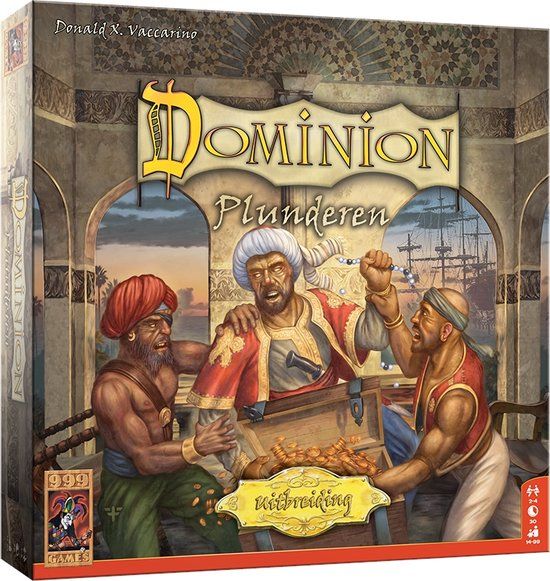 999 Games - Dominion: Plunderen - Uitbreiding - Kaartspel - Strategisch spel - Nederlands