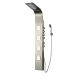 DP Bath Hidro Ibiza Panneau de douche, acier inoxydable, 1 pièce, argent