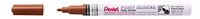 Pentel MSP10 Paint Marker Permanent Paint Marker, fijne punt, 2,9 mm, bruin, 6 stuks