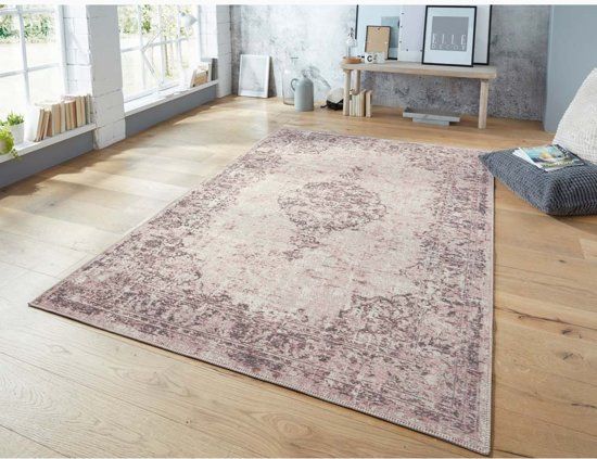 Elle Decor Vloerkleed Vertou 103591 200x290 cm Roze & Zwart