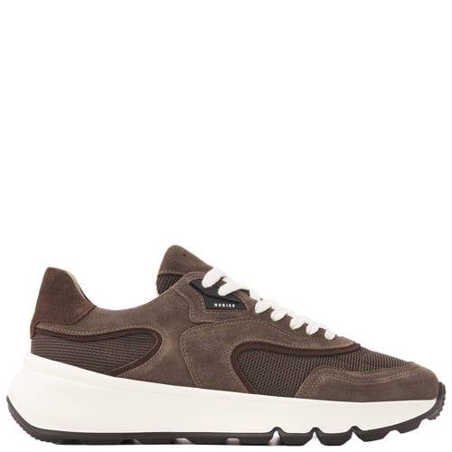Nubikk Luca Noa leren sneakers grijs