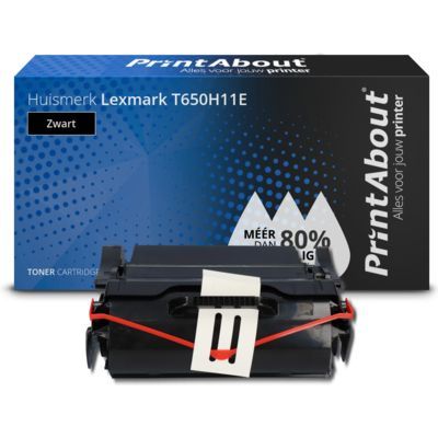 PrintAbout Lexmark T650H11E Toner Zwart Hoge capaciteit