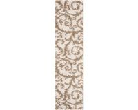 Safavieh Tapijtloper Altan 61 x 244 cm Polypropyleen Ivoorkleurig