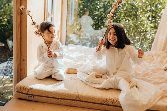 Ada Sleep Kids Peuter Matras - 70x140cm - Koudschuim - Biologisch Katoen - Anti-allergie