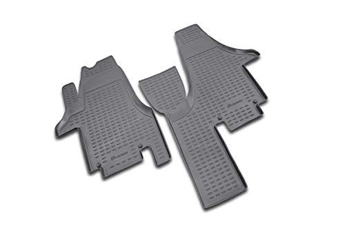 Passgenaue VW Passgenaue Gummimatten Fußmatten für Multivan Transporter T5 Multivan/ T6 2004-2020