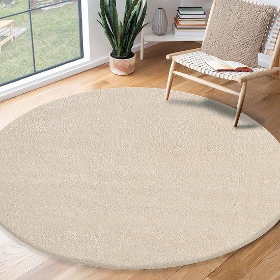 the carpet RELAX – Beige, rond 200 cm