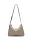 LIEBESKIND BERLIN Leren schoudertas Sky II Hobo Neutral Grey Taupe