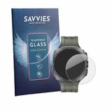 Savvies Glas Screenprotector voor Samsung Galaxy Watch Ultra 2 (47 mm) - Gehard Beschermglas 9H