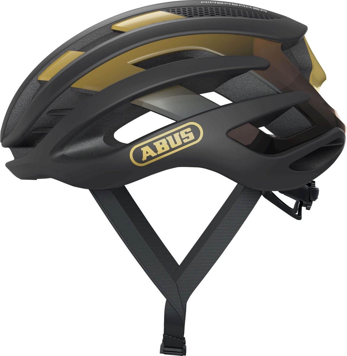 Abus AirBreaker Fietshelm, black gold