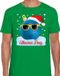 Bellatio Decorations Shoppartners Bv Fout Kerst shirt / t-shirt - Christmas party met coole kerstbal - groen voor heren - kerstkleding / kerst outfit M