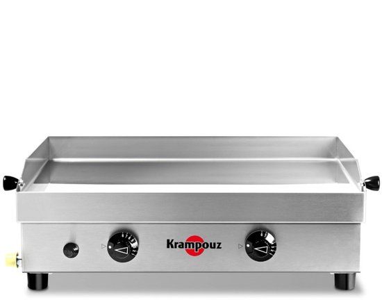 Krampouz PFSB2MA-KR Tafelblad Propaan/Butaan Roestvrijstaal Gasbarbecue